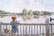 Carl Larsson Fishing china oil painting reproduction